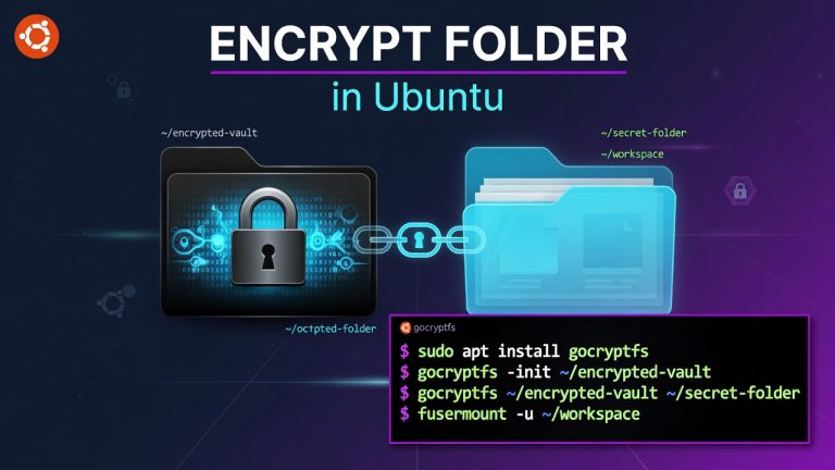 Encrypt folder in ubuntu
